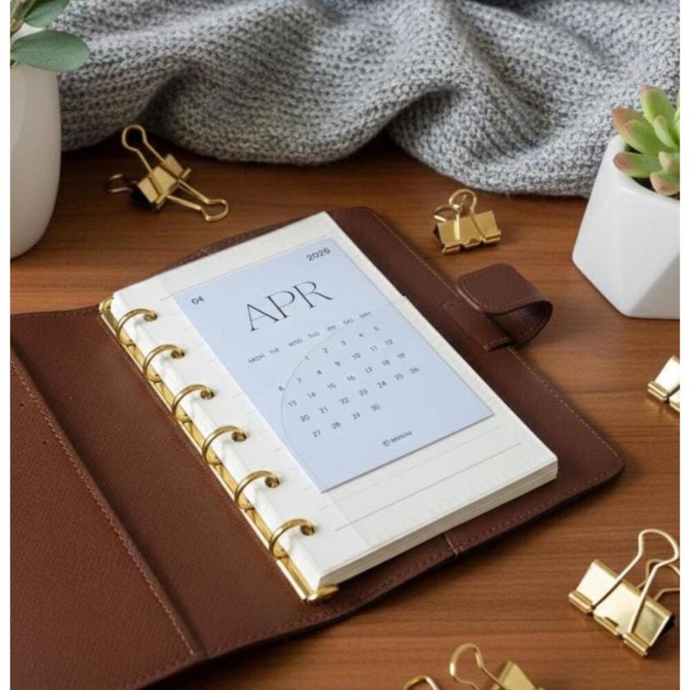 2026 Pocket Calendar Set of 12 for Planner| Mini Monthly Calendars 2x3